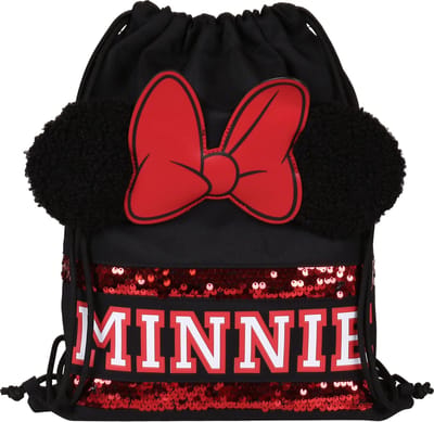 Disney Minnie Mouse Tas / Rugzak, zwart en rood 32x39 cm