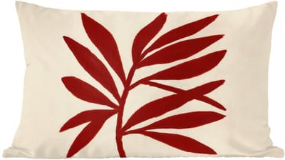 Sierkussens - Kussentjes Woonkamer - 60x40 cm - Tak - Bladeren - Rood