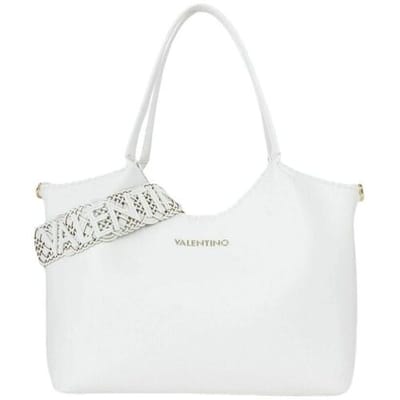 VALENTINO schoudertas shopper Aleksandra Shopping Bag Cream White wit