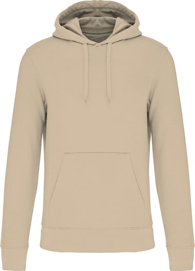 Kariban Ecologische herensweater met capuchon K4027 - Light Sand - L