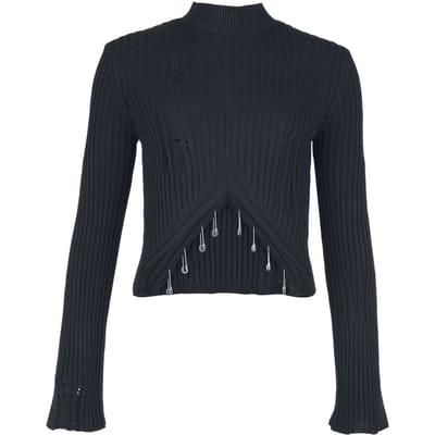 Gothicana by EMP - Gothic Gebreide trui - Corporate Goth - S tot XXL - voor Vrouwen - zwart