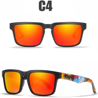 Unisex 100% UV400 gepolariseerde zonnebril voor het rijden voor mannen Gepolariseerde stijlvolle zonnebrillen voor mannen Goggle Eyewears red