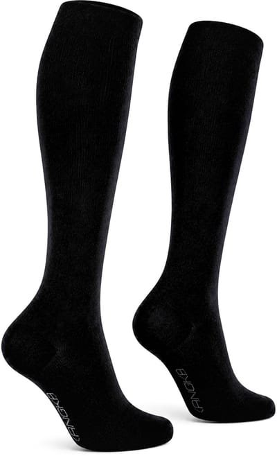 KANGKA® Compressiekousen Maat 43-45 (XXL) - Steunkousen - Compressie sokken voor Hardlopen, Wandelen, Reizen - Unisex