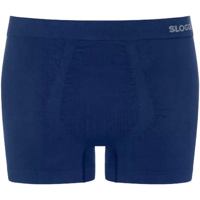 Sloggi Men GO Smooth Short - heren boxershort korte pijp (2-pack) - donkerblauw