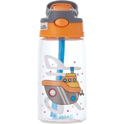 480 ml Kinderbeker met Tuit Waterflessen Creatieve Cartoon Voedingsbekers met Rietjes en Deksel Morsbestendig Draagbaar Peuter Drinkgerei