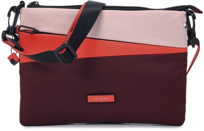 Hedgren Schoudertas Nova Orbit Flat Crossover Rose Mix Wijnrood