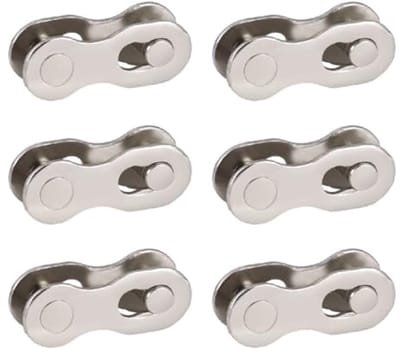 6 pairs of bicycle chains, quick release for bicycle, chain links, missing ring for bicycle, connection to chain - ShopVlot