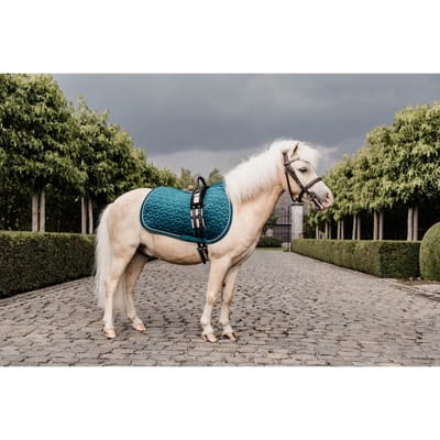 Kentucky Horsewear - Zadeldoek velvet jumping smaragd cob