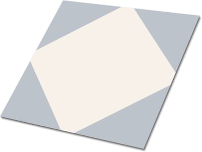 Tulup PVC Tegels - Geometrische Diamant Vinyl Tegels - 30 cm x 30 cm - Grijs Vinyl Vloer Tegels - Set van 9 - Boheems Plaktegels - Zelfklevende Vinyl Tegels - Plaktegels keuken en Badkamer