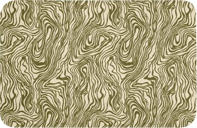 Badmat 60x40 cm - Antislip - Abstract - Marmer - Groen - Badmatten voor badkamer - Badkamermat - Douchemat - Badkamer mat