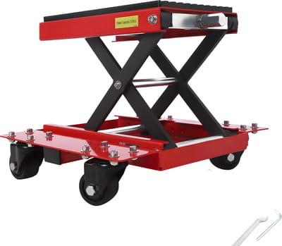 Motorlift 550kg - Motorfiets Schaarlift voor Garage - Rood
