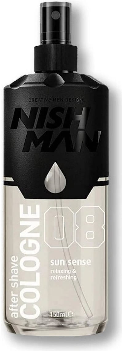 Nishman Sun Sense Aftershave Cologne 150 ml - Verfrissende Barber Cologne