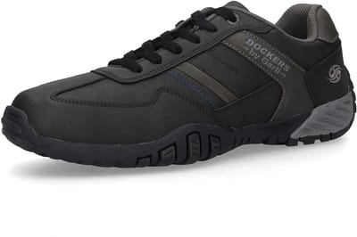 Dockers by Gerli Heren Sneakers Sneaker Soft‑Insock Gelzool 54BN003‑650‑120 zwart/grijs
