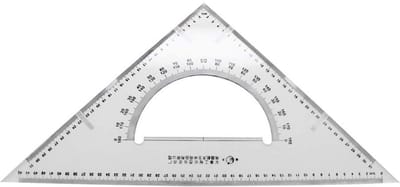 Geometrie Tekenhulpmiddel: Gradenscanner, Roterende Liniaal en Wiskunde Meetinstrument