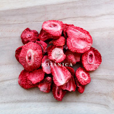 BOTANICA Aardbei Schijfjes Gevriesdroogd / 70g / 100% natuurlijk / vegan / glutenvrij