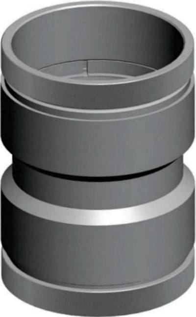 Wolf Verbindingsstuk DN110 koppeling voor 2 flexibele buizen, 2651716