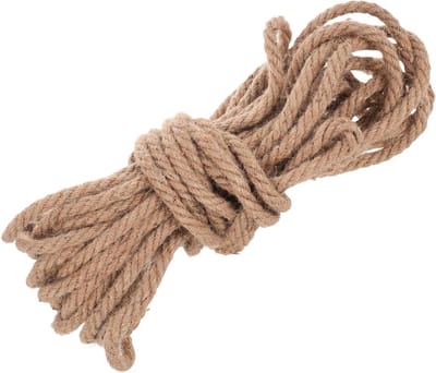 Jute Touw - Decoratie Touw - Knutselprojecten Buiten - Vochtbestendig Natuurlijk - 1500 cm Lengte - Khaki