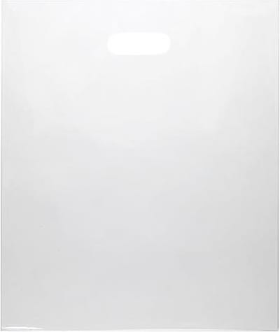 Draagtassen Plastic Helder 30,5x38,1cm PE 60 Micron (100 stuks)
