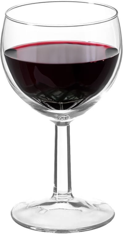 Secret de Gourmet wijnglazen voor witte wijn Fiona - 12x stuks - 190 ml - van glas - Wijn glazen