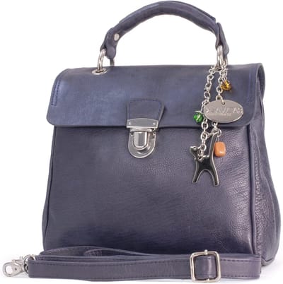 Leren Handtas - Schoudertas Dames - Dagelijks Gebruik - Afneembare Band - 24 x 20 cm - Bruin