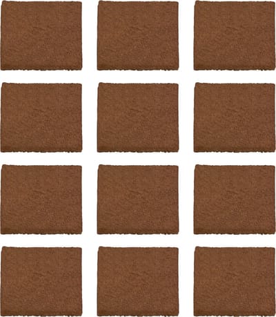 AMIG Anti-krasvilt - 32x - zwart - 25 x 25 mm - vierkant - zelfklevend - meubel beschermvilt