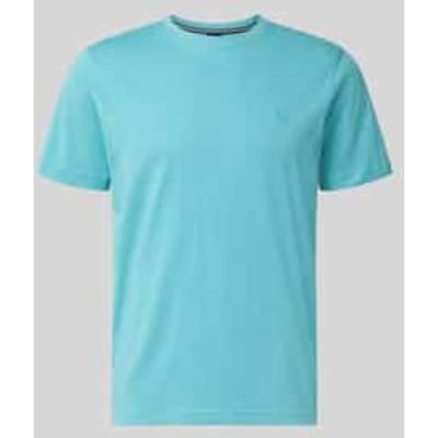 T-shirt met ronde hals en Gestikt logo