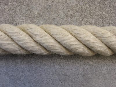 Jute Touw - Natuurlijke Vezels - Bevestigen & Binden - Ruwe Textuur - 40 mm Diameter - Naturel