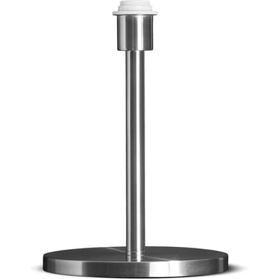 Home Sweet Home - Moderne tafellamp voet Mauro voor lampenkap - Geborsteld staal - 24/24/36cm - gemaakt van Metaal - geschikt voor E27 LED
