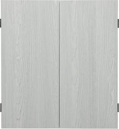 Dartbordkast - Houten behuizing - Darts Spelen - Veegschoon scorebord - 51 x 56 cm - Grijs
