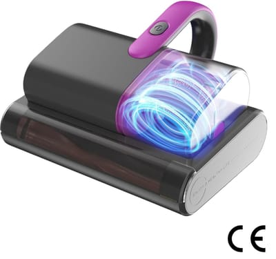 matrasstofzuiger met krachtige zuigkracht en UV-C-desinfectielamp