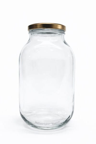 Glazen Voorraadpot - 2 Liter - Inclusief Recepten