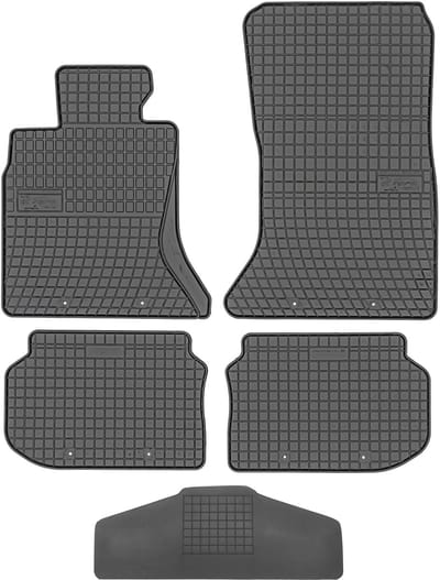 Frogum - Auto Rubber Matten - BMW 5 F10/F11 - Zwart - Zonder Stoppers