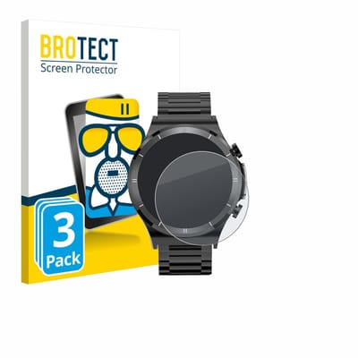 BROTECT - Screenprotector voor FANTTIK Smartwatch 1.39" - Folie Beschermfolie Beschermglas matte 3 Stuks
