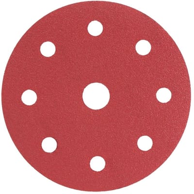 Radix - Schuurschijf - Pro - Klittenband 125 mm - P100 – 9 stofgaten (10 stuks)