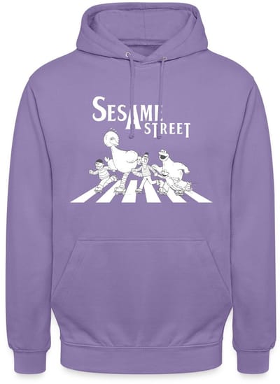Sesamstraat Parodie Op Abbey Road Hoodie Unisex