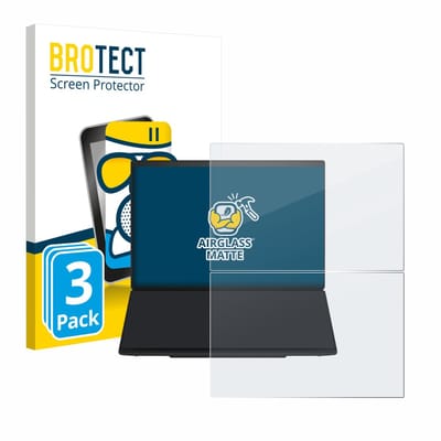 BROTECT - Screenprotector voor ASUS ZenBook Duo UX8407 - Folie Beschermfolie Beschermglas matte 3 Stuks