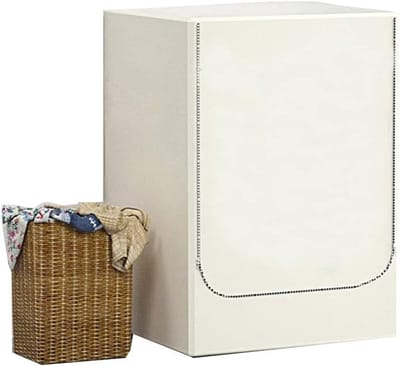 Beschermende Wasmachine Hoes, Stofdicht en Waterafstotend, Geschikt voor Voorladers en Wasdrogers, Lichtbeige, XL Formaat