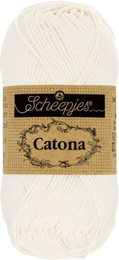 Scheepjes Catona 10gr - 105 Bridal White