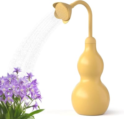 Watergevende Douche voor Planten - 2-in-1 Spraykop met Gourd Vorm, Mini Gieter voor Zaailingen en Tuinplanten, Efficiënte Irrigatie en Verzorging