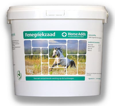 Fenegriek zaden 4 kg - Horse Adds Paardensupplementen