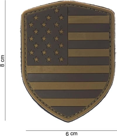 101 Inc Embleem 3D Pvc Schild Usa Desert  10014
