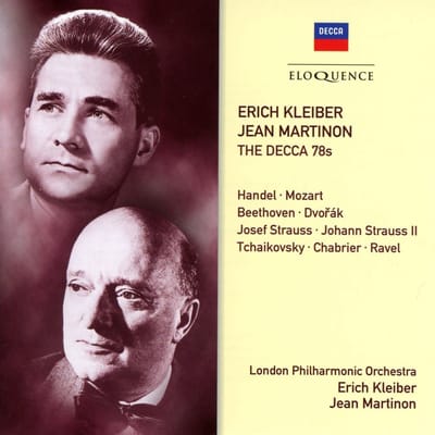 Jean Martinon, Erich Kleiber - Erich Kleiber, Jean Martinon: Decca 78S (2 CD)