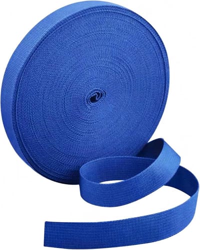 1 rol 65,6 voet boom stropdas voor plant ondersteuning tuin riem 1 inch breedte uitzetten en guying materiaal 2 pond sterkte (blauw)