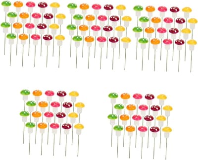Paddenstoelen Beeldjes - Miniatuur Ornamenten - Tuindecoratie - Realistische Details - 20 stuks - Multicolor