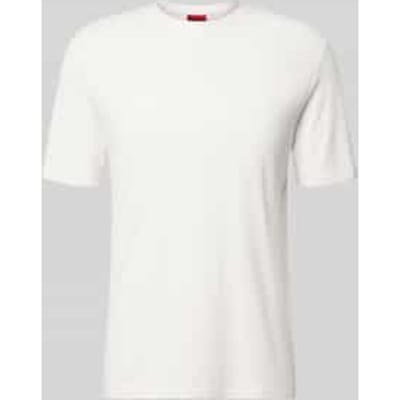 regular fit T-shirt van mix van lyocell en linnen model 'DULEROSTEE'