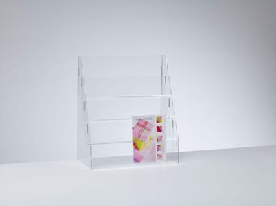Acrylglas toonbankdisplay voor kaarten