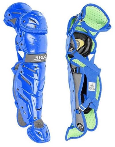 All Star LG912S7X Young System 7 Axis Pro Leg Guard | 13,5¨ Inch Kleur Royal voor Sport Honkbal/Softball
