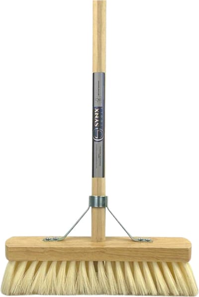 Synx Tools Binnenbezem Fibersoft - Zachte Bezems - bezem fiber - Kamerveger - Veger / Zachte Besem - Incl. Steel 140cm - Binnen Bezem