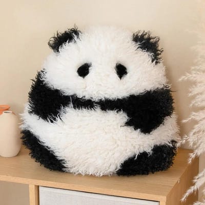 Kawaii Egel Knuffels Dikke Zachte Dier Schattige Pluizige Panda Egel Rond Kussen Kussen Mooi Cadeau 30cm