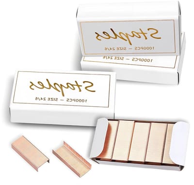 Nietjes - Papierklemmen - Documenten Binden - Sterke Penetratie - 4000 Stuks - Rosé Goud